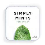 Simply Gum Peppermint Natural Mints - 1.1oz