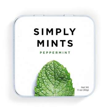 Simply Gum Peppermint Natural Mints - 2oz