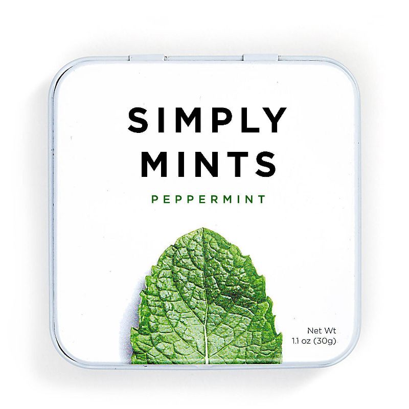 Simply Gum Peppermint Natural Mints - 1.1oz, 1 of 6