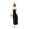 Italian Ornaments 7.0 Inch Uma In Black Thigh High Slit Dress Diva Shopping Ladies Style 5Th Avenue Tree Ornaments - 2 of 3