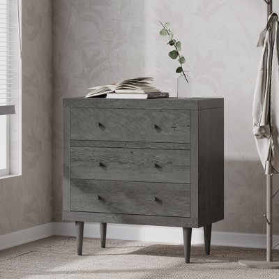 Modern Faux Wood 3 Drawer Dresser for Bedroom Storage-Christopher Knight Home