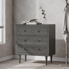NicBex 3 Drawers Dresser for Bedroom Chest of Drawers with Storage Drawers with Wood Legs and Handle for Living Room - 2 of 4