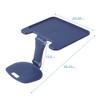 ECR4Kids The Surf Folding Portable Lap Desk, Large - 2 of 4