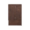 Keloyid Haimyy Solid Wood Frame Queen Murphy Bed Chest with Built-in Charger and 2 Strong Drawer - 4 of 4