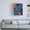 Trademark Fine Art - Elena Ristova  blue rust 43 Canvas Art - 2 of 4