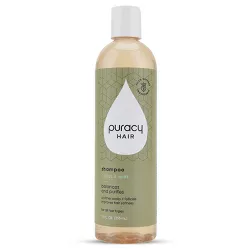 Puracy Daily Shampoo - Gently Clarifying for All Hair & Scalp Types - Citrus & Mint - 12 fl oz