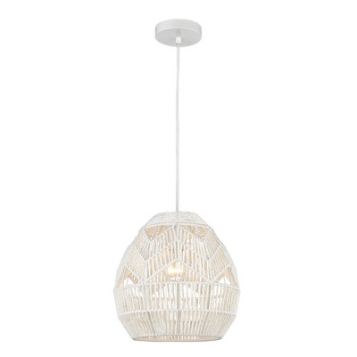 Elk Home Boho 1 - Light Pendant in  White