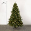 Artificial 7.5' Lighted Natural Pine Tree Green - 3 of 3