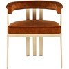 Meridian Furniture,Marcello Velvet Dining Chair, Set of 2 - 3 of 4