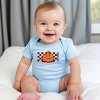 The Juniper Shop SmileyWorld Pumpkin Face Checkered Baby Short Sleeve Bodysuit - 3 of 4