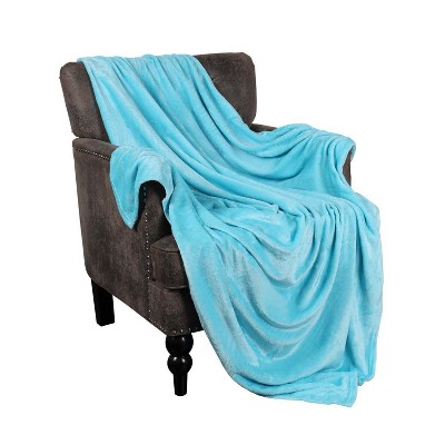 Fleece Plush Throw Blanket Medium Weight Fluffy Soft Decorative Bedding ...