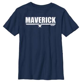 Men\'s Top Gun Blue Medium Maverick Target : Navy - - T-shirt