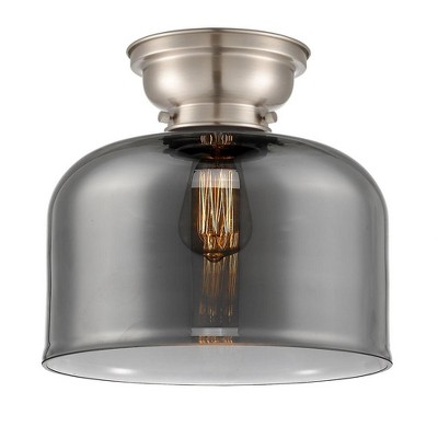 Bell - 1 Light Flush Mount In Industrial Style-9.4 Inches Tall and 12 Inches Wide