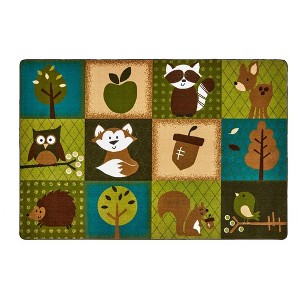 Carpets for Kids KIDSoft Nature's Friends Toddler Classroom Rug - 1 of 4
