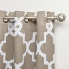 108"x84" Ironwork Sateen Woven Room Darkening Blackout Grommet Top Curtain Panel Patio - Exclusive Hom - 4 of 4