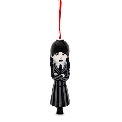 Surreal Entertainment Addams Family Wednesday 4-Inch Shatterproof Decoupage Ornament