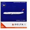 Boeing 767-400ER Commercial Aircraft "Delta Air Lines" White with Red and Blue Tail 1/400 Die Cast Model Airplane by GeminiJets - 3 of 3