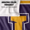 Lipscomb University Primary Logo Stripes Silky 50x60 Blanket, 1 Sided - 4 of 4