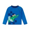 Andy & Evan  Toddler  Alligator Graphic Raglan Rashguard and Boardshort Set - image 4 of 4