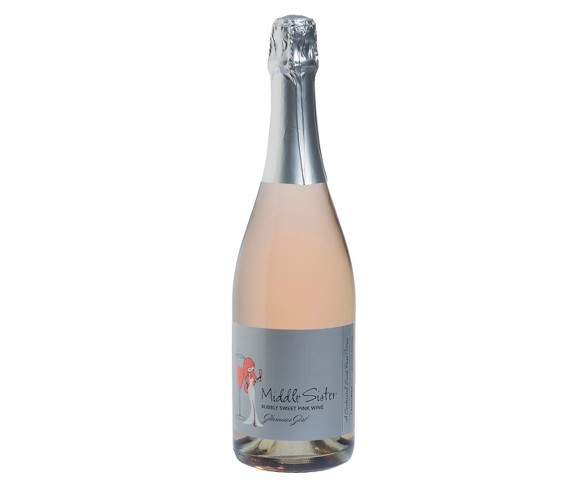 Middle Sister&#174;s Glamour Girl Pink Bubbly Sparkling Wine - 750mL Bottle