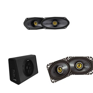 Kicker 11PT250 Powered Truck Enclosure & 50CSC4104 4x10", 46CSC464 4x6" Bundle - 1 of 4