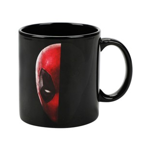 Deadpool & Wolverine Best Bubs 16 Oz Black Heat-Reactive Ceramic Mug - 1 of 4