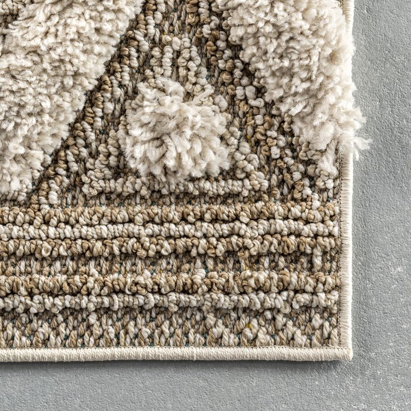 nuLOOM Rebecca High Low Textured Shaggy Area Rug, 6 of 11