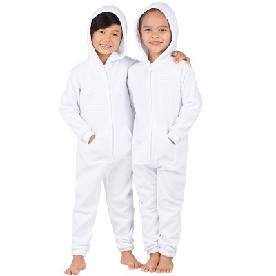 Joggies - White Frosting Toddler Footless Hoodie One Piece