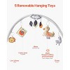 Baby Play Gym Mat Tummy Time Activity Mat with 5 Sensory Toys 39.1" x 32.7" - 3 of 4