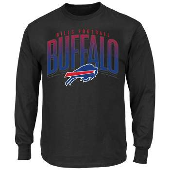 NFL Buffalo Bills Men's Big & Tall Long Sleeve Cotton Core T-Shirt
