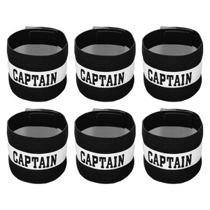 Unique Bargains Adjustable Elastic Soccer Team Training Elastic Arm Band 6 Pcs - 1 of 4
