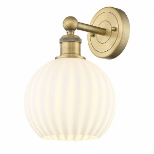 White Venetian - 1 Light Wall Sconce In Modern Style-12.25 Inches Tall and 8 Inches Wide - 1 of 1