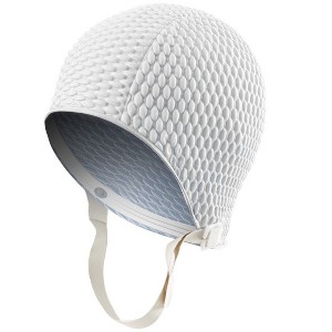 Sporti Bubble Swim Cap with Chin Strap - 1 of 4