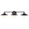 Craftmade Lighting Isaac 3 - Light Vanity in  Flat Black/Satin Brass - 3 of 3