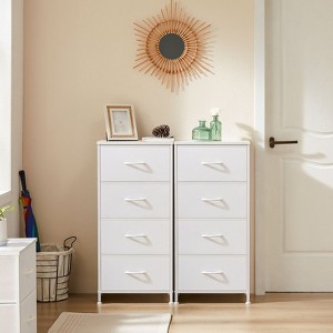 Stylish 7-Drawer Chest: Metal and Wood - 1 of 4