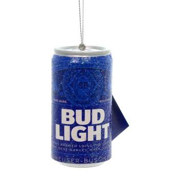 Kurt S. Adler 3.0 Inch Bud Light Beer Can Anheuser-Busch Alcohol Tree Ornaments
