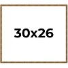 PosterPalooza | Textured Gold Picture Frame - UV Acrylic, Backing Board, Hanging Hardware Included - 3 of 4
