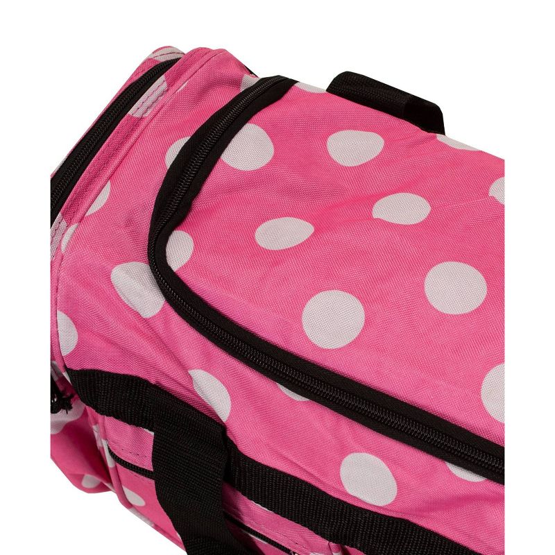 Rockland 31L Duffel Bag - Pink Dot, 4 of 5