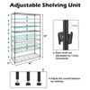 Empire Digilabs NSF Certified Storage Shelves on Wheels, Metal Shelves for Storage with Adjustable Stand, 6-Tier Wire Shelving Unit - 2 of 4
