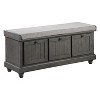 XIYUYEU Storage Bench Modern Foam Cushioned Seat Solid Wood Bench for Bedroom, Entryway - 3 of 4