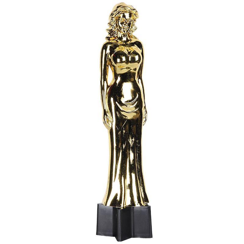 Beistle 9"" Awards Night Female Statuette 2/Pack 50286, 1 of 2