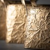 Sullivans 10.5", 9.5" & 8" Brass Botanical Basket Set of 3, Gold - 2 of 4
