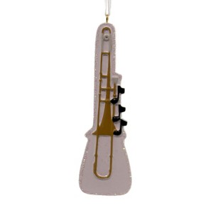 Personalized Ornament 4.0 Inch Trombone Music Instrument Tree Ornaments - 1 of 2