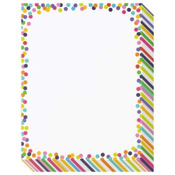 Wisteria Fun Letter Writing Paper - Lined - 20 pages - Premium 100gsm paper