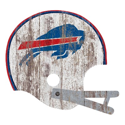 Nfl Buffalo Bills Fan Creations Distressed Helmet Cutout Sign : Target