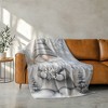 Lomsoe Flannel, Christmas Gray Dwarf Printed Blanket, Warm and Comfortable Soft Blanket, Suitable for Sofa Bed, Office Camping Travel. - 2 of 4