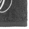 Avanti  Granite with Silver Script Monogram Bath Towel Letter   D - 3 of 3