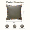 Anybear 18x18in beige outdoor LED throw pillow - 2 of 4