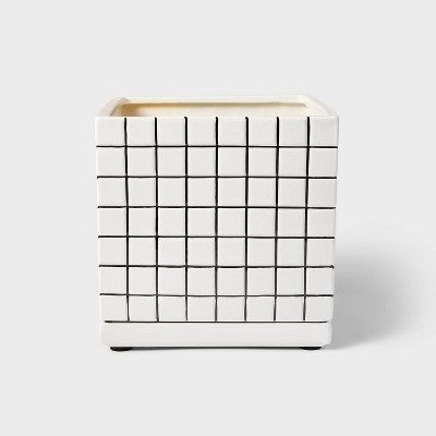 Hilton Carter for Target Square Ceramic Indoor Outdoor Planter Pot