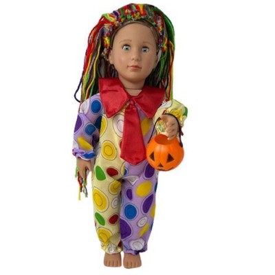Doll Clothes Superstore Handmade Clown Costume For Boy And Girl 18 Inch Dolls Like Our Generation American Girl My Life Dolls